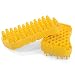 Furbliss Dog & Cat Brush for Medium/Large Pets with Short Hair, Non-Metal Grooming Bathing Massaging and Deshedding Brush - Yellow primary