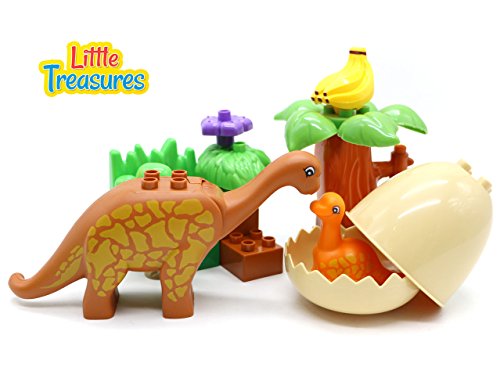 Brontosaurus New Born Baby Building Blocks Toy Set – The Parts Are Compatible with Other Building Bricks Playsets