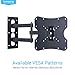Lumsing Full Motion Tilt Swivel TV Wall Mount Bracket for 10-42 Inch LED LCD Plasma Flat Screen TVs VESA 200x200mm Load up to 66lbs