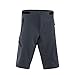 ARSUXEO Outdoor Sports Men's MTB Cycling Shorts Mountain Bike Shorts Water Resistant Gray with pad Size Large