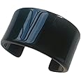 Colorful Acrylic Resin Open Bracelet Geometric Simple Transparent Tortoiseshell Acetate Plate Cuff Bangle Lightweight Chunky Thick Thin Wide Face Plastic Bracelet for Women Jewelry