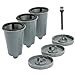 Reusable K Cups For Keurig 1.0 Brewers Universal Fit For B30 B40 B50 B60 B70 Series, Easy To Use Refillable Single Cup Coffee Filters, Eco Friendly Stainless Steel Mesh Filter (Pack of 3)