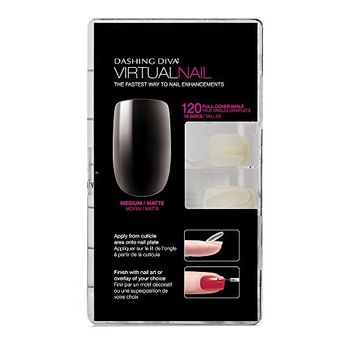 Dashing Diva Virtual Nails Clear, 120 Count