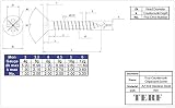 TERF 4.0mm x 40mm Pozi Flat Countersunk SS 304 Screws Pack of 50 view 4