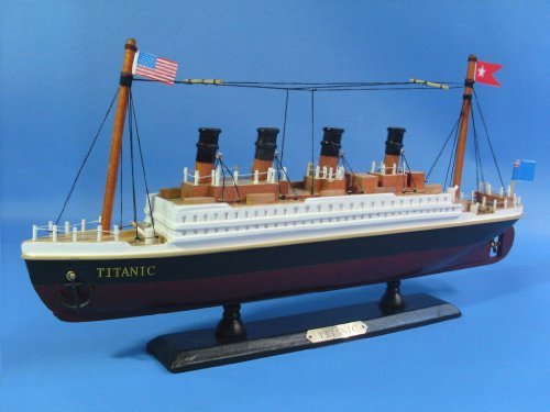 Titanic 14" Model Cruiseship - Already Built Not a Kit â€“ Wooden Ship Model Cruise Ship Replica Scale Model Boat Nautical Home Beach Wall DÃ©cor or Gift â€“ Sold Fully Assembled