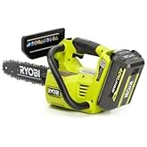 RYOBI 40V HP Brushless 12 in. Top Handle Battery Chainsaw with 4.0 Battery and Charger, RY40590