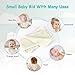 5 Pack Baby Burp Cloths Set - Upgraded Ultra Absorbent 100% Organic Cotton, Soft and Breathable Towels, Larger 21’’×10’’, Double Layer with 3 Pack Small Baby Washcloths for Newborns, Boys and Girls
