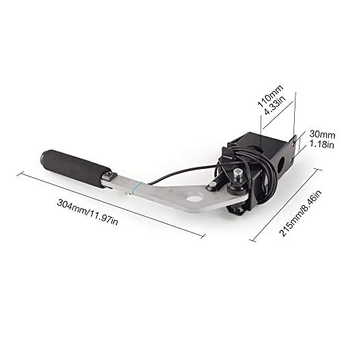 USB SIM Handbrake PC Windows With Clamp for Racing Games G25 G27 G29 T500 FANATECOSW DIRT RALLY Black