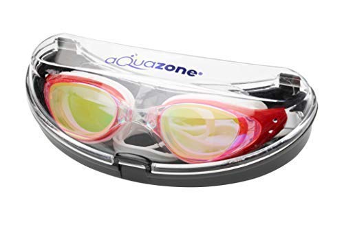 Aquazone-Adjustable-Swimming-Goggles-Premium-UV-400-Protection-Anti-Fog-Swim-Goggles-Free-Case-Great-Adult-Mens-Womens-Youth-Kids-or-Child-Swim-Goggles