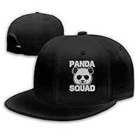 FOECBIR Panda Squad Unisex Snapback Adjustable Flat Bill Baseball Cap