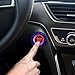 Colorful Aluminum Engine Start Stop Button Ring Trim for Honda Accord 10th 2018 2019 2020 2021 2022 (Engine Button Red)