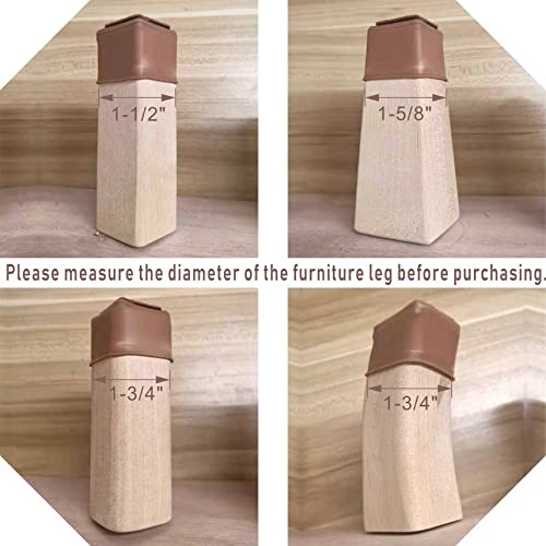 AWOLIC 24 Pack Chair Leg Caps Protect Hardwood Floors, Silicone Chair