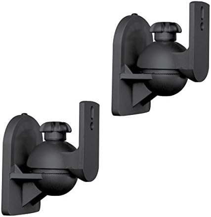 ViiRO Universal Speaker Mounting Brackets Black - Sold In Pairs - Suit up to 7.7lbs / 3.5kg Speakers