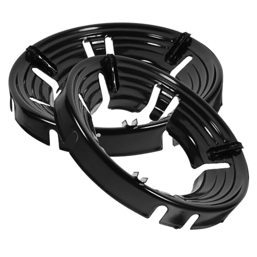 CIYODO 2pcs Stainless Steel Gather Fire Windshield Gas Stove Windproof Cover Energy-saving Hood for Cooking