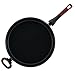 Paula Deen Riverbend Nonstick Jumbo Cooker/Saute Pan with Helper Handle and Lid, 5 Quart, Red Speckle