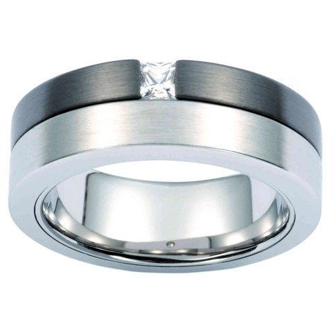 FOSSIL Damenfreundschaftsring Edelstahl 17 mm JF83635040