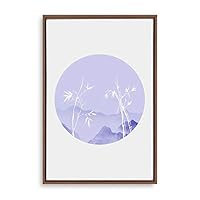 Framed Canvas Wall Art Circular Pattern Canvas Prints Home Artwork Decoration for Living Room,Bedroom - 16x24 inches