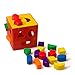 LuaLua LuaLua02 Baby Blocks Shape Sorter Toys Puzzle Children's Building Blocks with Multicolor Sorter Cube Box Includes 18 Shapes - Color Recognition Shape Gifts for Boy & Girl Toddlers