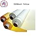 INTBUYING 1 Yard 300 Mesh Count Silk Screen Printing Mesh Fabric Polyester Yellow Material
