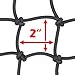 PowerTye 24in x 36in Elastic Cargo Net with 10 Adjustable Hooks and Tight 2in x 2in Mesh.