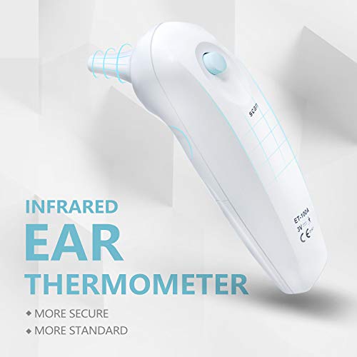 Digital Infrared Ear Thermometer Baby Ear Thermometer with 20 Plastic