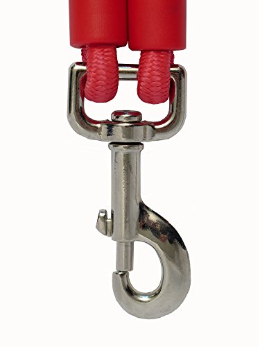 Jerk-Ease Bungee Dog Leash Attachment - Large Red - Thumbnail 4