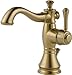 Delta 597LF-CZMPU Cassidy Bathroom Faucet, Centerset, Champagne Bronze