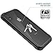iPhone XR Case, ATOP Full-Body Rugged Armor Cover Case with Built-in Screen Protector Support Wireless Charging Thin Clear Case for iPhone XR 6.1 Inch 2018 (Black/Clear)