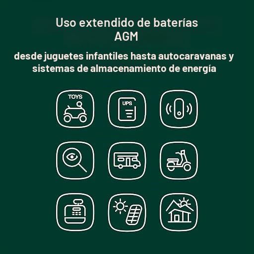 AGM 12V 7Ah VRLA Batería de Plomo para Cajas y Balanzas — foto 5 de 5