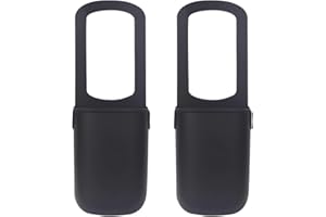 Senbos Stroller Cup Holder, 2 Pack Silicone Portable Cup Holder Storage Organizer for Strollers, Treadmills, Wheelchairs, Gol