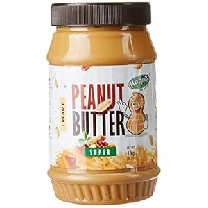 Happilo Natural Super Crunchy Peanut Butter 1kg | Unsweetened | 100% Roasted Peanuts | No Added Sugar, Salt, or…