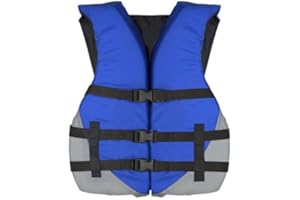 MW WATERSPORTS MW Adult Universal Life Vest, USCG Approved Type III Life Jacket for Adults, Great for Boating, Fishing, Tubing, & Other Water Sports.