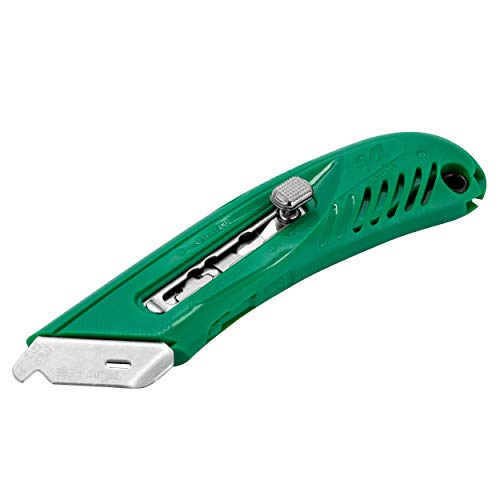 Pacific Handy Cutter S4R Safety Cutter, Retractable Utility Knife with