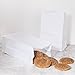 Paper Snack Bags, Durable Kraft Paper Bags, 2 Pound Capacity, White, Pack Of 500 Bags