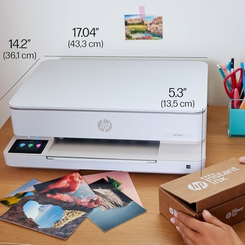 Envy 6120e, Multifunktionsdrucker, 3 Monate gratis drucken Instant Ink inklusive, Drucken, Kopieren, Scannen, Mobiler Faxversand, Wi-Fi, Beidseitiger Druck
