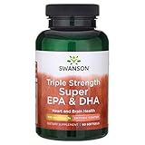 Swanson Triple Strength Enteric Coated Super Epa & Dha 60 Sgels Fish Oil