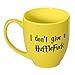I Don't Give A Hufflefuck - 15oz Bistro Deluxe Double-Sided Coffee Tea Mug (HuffleFuck All Yellow)