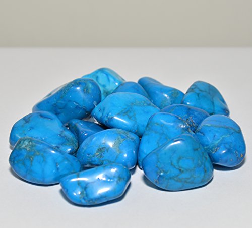 Blue Howlite Stone Cabochon Turquoise Color Stone Pebble Mineral Crystal Cab from Africa- 5PCS
