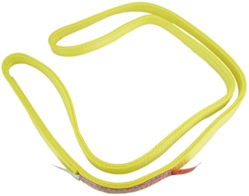 DD Sling 2" x 8' Nylon Endless Lifting Sling – USA Made, 12,800 lb Vertical, 10,200 lb Choker, 25,600 lb Basket – 2 Ply Heavy Duty 900 Webbing, Type 5 Endless Rigging Sling