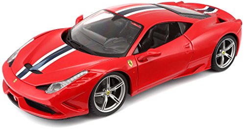 Bburago 1:18 Scale Ferrari Race and Play 458 Speciale Diecast Vehicle (Colors May Vary) - Thumbnail 6