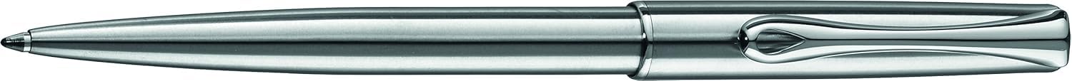 Diplomat - Traveller - Rollerball Pen - Chrome - Resistant and Elegant - High End - 5 Years Warranty