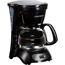 Chefman RJ14-4-M 4 Cup Switch Coffee Maker, Black