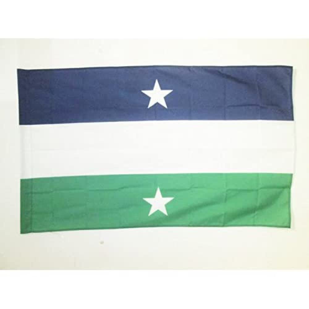 AZ FLAG - Kingdom of Araucanía and Patagonia with stars Flag - 3x5 Ft - New France Banner with Sleeve - 100% Polyester - Fade Resistant - Vivid Colors - 3' x 5' Feet - 150x90 Cm