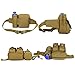 Huntvp Tactical Waist Pack Pouch With Water Bottle Pocket Holder Waterproof Molle Fanny Hip Belt Bag