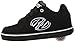 Heelys Boys' Motion Plus Sneaker, Black/White, 2 M US Big Kid