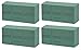 Oasis Pack of 4 Standard Floral Foam Bricks. New and improved with Maxlife Technology for longer fresh flower life.