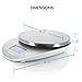 Tenergy High Precision Digital Kitchen Scale, Stainless Steel Food Scale with Backlit LCD Display and Tare Function, Perfect Scale for Baking/Weight-Loss/Cooking, 11lb 5kg, Batteries Included
