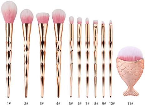 DICPOLIA Beauty 1pc Unicorn Makeup Brush Set Make Up Rainbow Diamond Handle Makeup Brushes Set Foundation Cream Powder Brush Kit