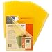 Sparco Transparent File Holder, Letter Size, Yellow, 10/Pack (SPR00608)