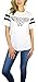 DC Comics Womens Wonder Woman Varsity Football Tee (Small) White